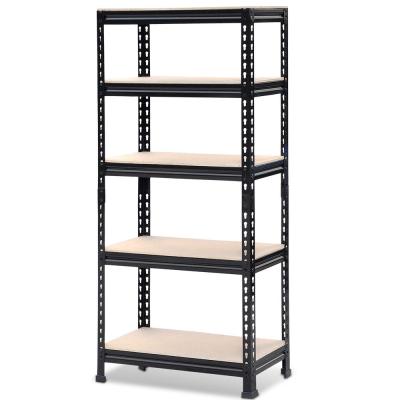 China Corrosion Protection 2 Bays 5 Tiers Heavy Duty Racking Unit Metal Garage Shelving Steel Shelving for sale