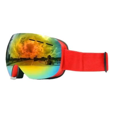 China Ski Snow Goggles Winter Outdoor Sports Anti-fog Protective Glasses Custom OEM Anti-fog Glasses Double UV Protect Snowboard Goggles for sale