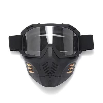 China High Quality Outdoor Activites Slanted Off MX Motocross Goggles Harley Dirt Bike Motocross Motorcycle Riding Goggles With Mask for sale