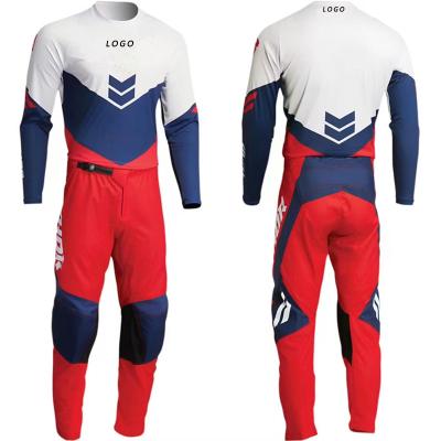 China High Quality Anti-UV Dirt Bike Racing Wear Suits Motorcycle MTB Bike Scooter Off-Road Motorcycle Suits Pants Tank Top Quick Dry Racing Set for sale