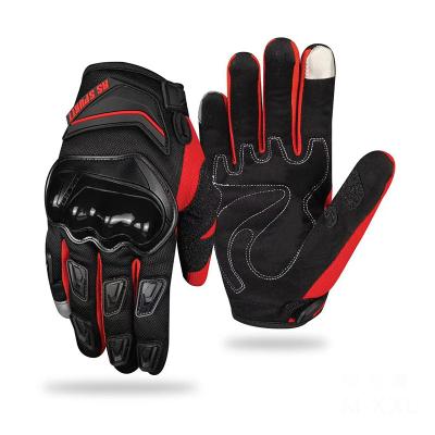 China Comfortable Breathable Custom Motorcycle Racing Sports Gloves Touch Screen Full Finger Waterproof Motocross Gloves Non Slip Motorcycle Gloves for sale