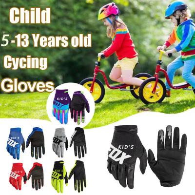 China New Kids MTB Gloves Breathable Anti Slip Kid Motocross Comfortable Motorcycle Gloves Balance Bicycle Gloves Mountain Cycling Gloves For Youth for sale