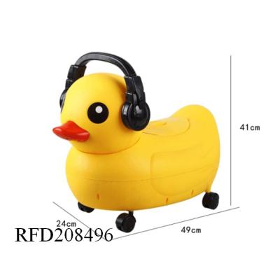 China Ride On Toy 2 In 1 Ride On Car With Light Music And Sitting Instrument Kids Ride On Toys Duck for sale