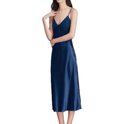 China New Style Summer Breathable Nightgown For Mature Women's Elegant Lady Large Size Home Pajamas Sets Clothing for sale