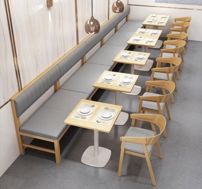 China Restaurant Furniture Table And Chairs Customized Double Sided Booth Seating Eco - Friendly for sale