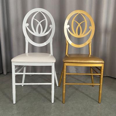 China Contemporary circle gold party event decoration back wedding chairs hotel furniture chairs sillas for sale