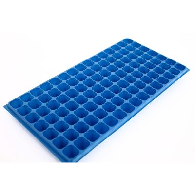 China Eco-friendly Seed Planting Seed Packaging Wholesale 105 Plastic Deep Holes Plant Black Color Blister Seedling Tray for sale