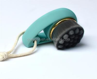 China Bamboo Charcoal Facial Massager Plastic Face Cleansing Brush QUARTERBACK-CB108 for sale