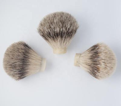 China Beauty face care makeup tools good quality men shaving to harass synthetic hair knots shaving brush knot for sale