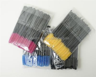 China Disposable Eye Lash Brush 50pcs/bag Mascara Brush Eye Lash Extension Brush for sale