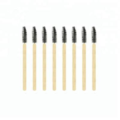 China Bamboo Smudge Brush Private Label Brush Eyelash Brush Mascara Wand for sale