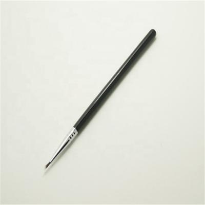 China Wholesale EYE Lip Liner Brush Private Label Black Wooden Eyeliner Brush for sale