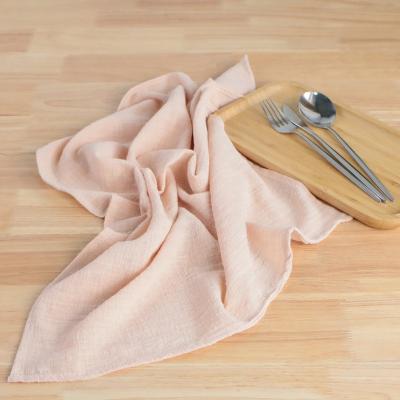 China 30x45cm Customized Reusable Dinner Wedding Table Decoration Reusable Napkins Wholesale 100% Wicking Cotton Cloth Ply Napkins Cloth for sale