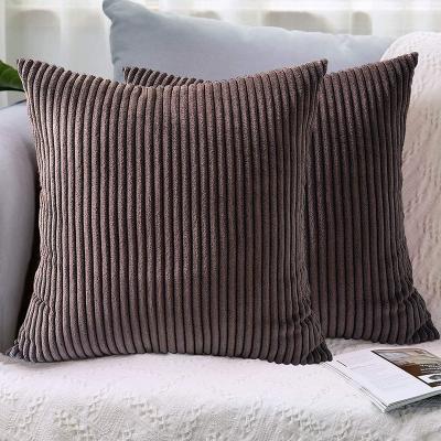 China Sustainable Corduroy Cushion Covers Pillow Case Cover Decorating Pillows For Home Decor for sale