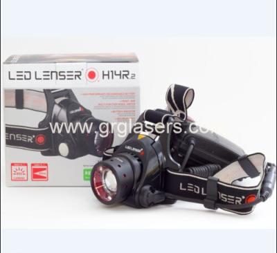 China Leatherman LED Lenser H14R.2 Rechargeable Headlamp Flashlight Made In China for sale