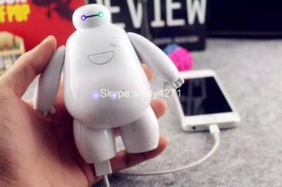 China Newest Big Hero 6 Baymax Power Bank 10000mAh Baymax Charge Mobile Power Supply Portable Charger Made In China for sale