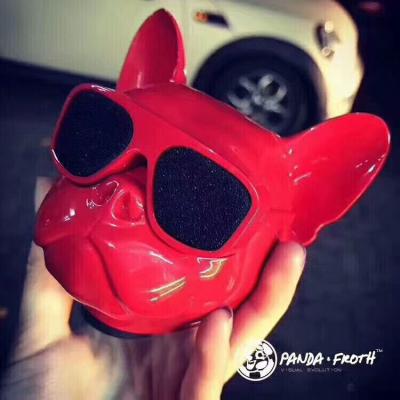 China Jarra Aero Ball Nano Bluetooth Wireless Pug Dog Speaker In Red  made in chian grgheaadsets .com for sale