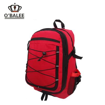 China Durable Taobao Overstock Leisure Large Capacity 35L Empty Ripstop Make Your Own Backpack With Bottle Holder for sale