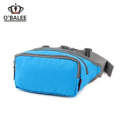 China Fashion BSCI SEDEX custom waterproof 420d jacquard multi-pocket pussy pack nylon durable bag for running for sale