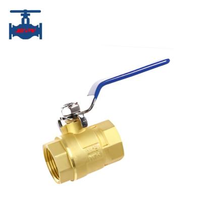 China Male Female Thread Yellow Brass Ball Valve For Water And Gas for sale