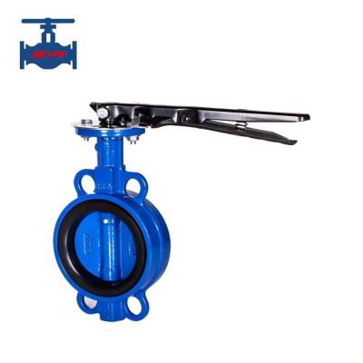 China Ductile Iron Wafer Type Soft Seal Butterfly Valve For Water Pipeline Use for sale