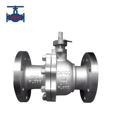 China CF8 CF8M Flanged Ball Valve , Ball Type Float Valve ANSI Standard for sale