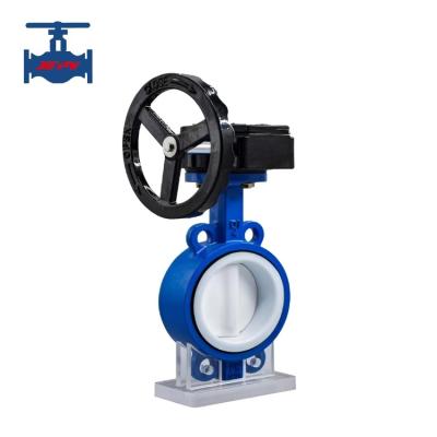 China Full Fluorine Lined Butterfly Valve for sale