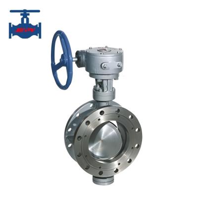 China Aço inoxidável 304 316 CF8 CF8M Triple Offset Butterfly Valve Flanged High Performance à venda