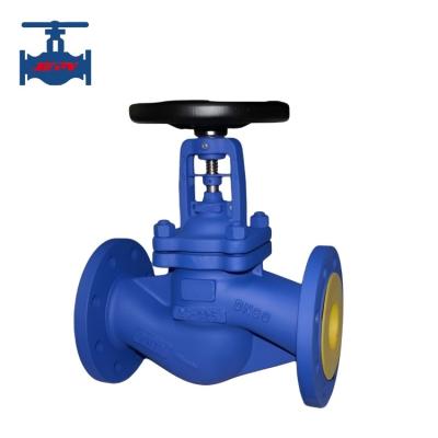 China Cast Steel Stainless Steel Bellow Sealed Globe Valve Standard For Thermic Oil Use for sale