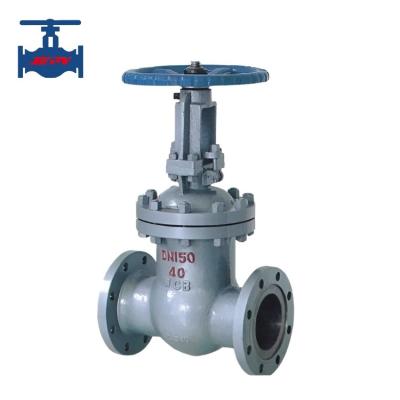 China Cast Steel Rising Stem Gate Valve Rigid Wedge Gate Valve For Water / Steam / Oil for sale