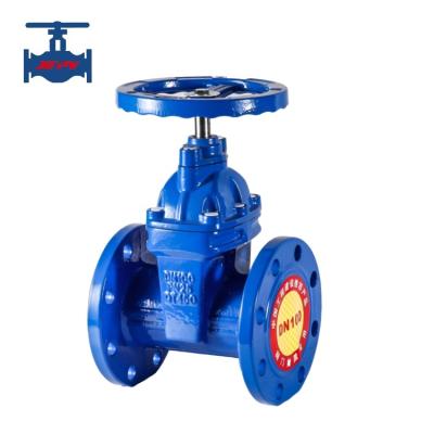 China Resilient Seated Flanged Gate Valve Non Rising Stem Ductile Iron Gate Valve With Soft Seal for sale