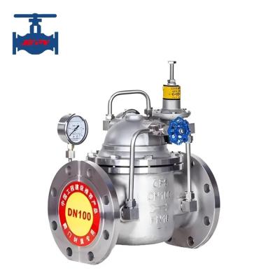 China Adjustable Water Pressure Reducing Valve Pilot Operated Stainless Steel for sale