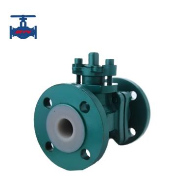 China Fluorine Lined Ball Valves for sale