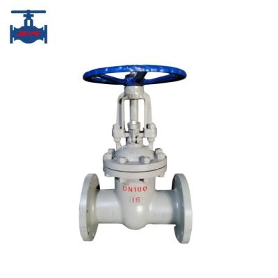 China Cast Steel WCB Wedged Gate Valve Flange Connection For Water / Steam And Oil Use Te koop