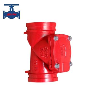 China Clamp Type Rubber Swing Check Valve Wear Resistant Small Volume for sale