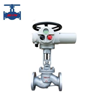 China OEM ODM Electric Actuator Globe Valve Cast Steel Stainless Steel Globe Valve for sale