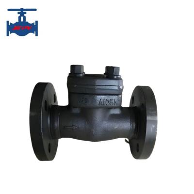 China ANSI Standard Forged Check Valve 150LB-1500LB Cast Steel Stainless Steel Swing Type for sale