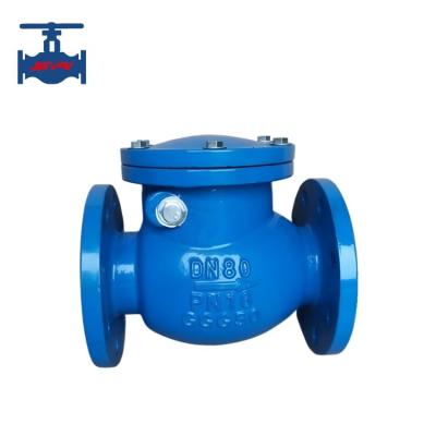 China Metal Sealing Ductile Iron Swing Check Valve For Water Pipeline BS5153 Standard for sale