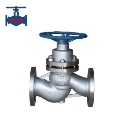 China Cast Steel Flanged Plunger Valve For High Temperature Medium Fluid Control for sale