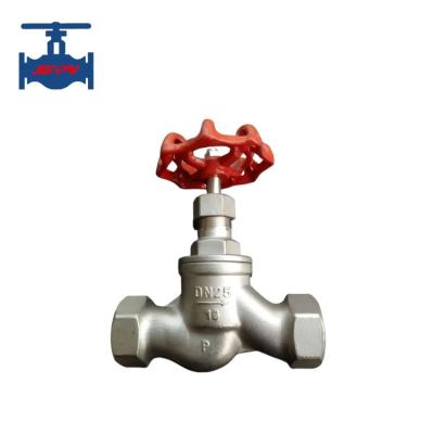 China CF8 CF8M Screw Type Globe Valve For Nitric Acid Corrosive Medium Pipeline for sale