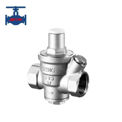 China Stainless Steel Diaphragm Spring Type Drukverlagend Valve Voor Gebruik in Waterleidingen Te koop