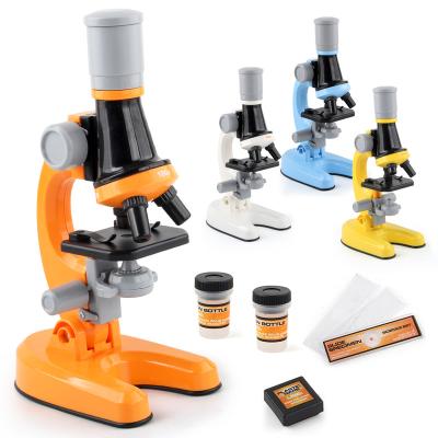 China 1200X HD Microscope Biological Science Lab Learning Toys XD168-001 Monocular for sale