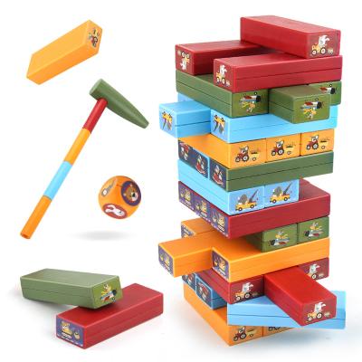 China Balanced Blocks Games Tumbling Stacking Tower Building Block Toys Educational Toys Balanced Blocks Games For Kids for sale