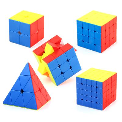 China Eco-friendly Material High Speed ​​Colorful Cube Plastic Magic Cube Puzzle Toys Wiggle Toys For Adult Children for sale