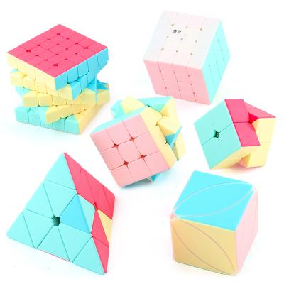 China High Quality Creative Magical Stirring Person Eco-friendly Toy Speed ​​Puzzles Cube Meterial Cube Relaxation Toy for sale