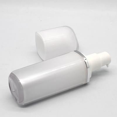 China 30ml Stain Double Wall Sunscreen Isolation Cream Vacuum Bottle Acrylic Rhombic Cosmetic Bottle From Cosmetic Manufacturer for sale