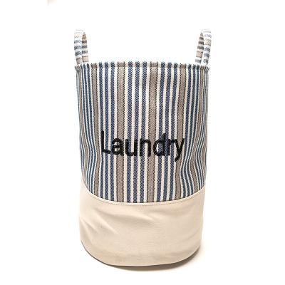 China New Arrival Large Handles Biodegradable Laundry Wash Bag Cotton Laundry Bags for sale