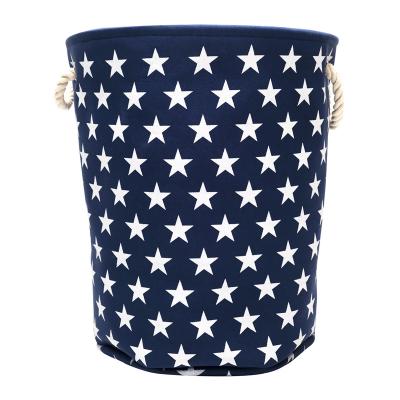 China Good Quality Handles Large Capacity Laundry Storage Basket Fabric Laundry Hamper for sale