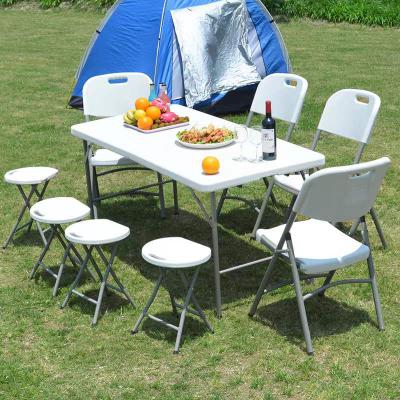 China Zodiac Dining Table Easy Carrying Outdoor Folding Tables For Parties Plastic Tables Set for sale