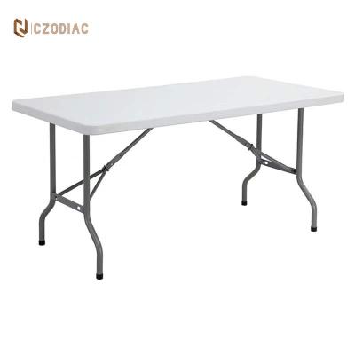 China 6 Ft Outdoor Cheap Plastic Table Table Picnic Easy Carry Outdoor Folding Table for sale